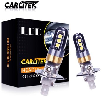 3030 Smd H1 Auto Front Led Lamp H3 Koplamp Auto Turbo 6000K Wit 3000LM Rijden Dag Running Lamp 12V Auto Accessoires 2X Xq H27/881