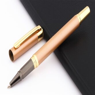 3037 Kleur Zaken Kantoor Rollerball Pen School Student Kantoorbenodigdheden Balpennen Spiraal Interface licht goud