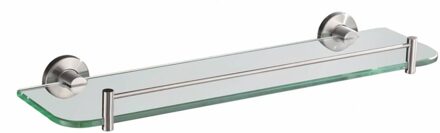 304-Glazen Planchet 50 cm RVS Aqua Splash