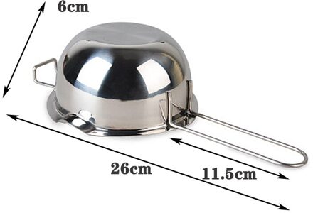 304 Roestvrij Staal Chocolade Pot Smelten Waterkoker Melk Kom Boter Candy Warmer Container Pastry Bakken Tools Verwarming Oven