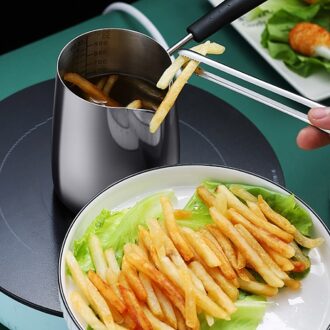 304 Roestvrij Staal Gebakken Pot Mini Koekenpan Melk Babyvoeding Pap Pan Huishoudelijke Zuinige Kleine Friteuse Keuken Kookgerei