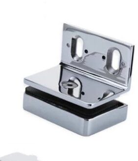 304 Roestvrij Staal Glas Clip Frameloze Deur Glas Clip Scharnier Clip Douche Glas Bevestiging Clip 90 Graden (H001) Shiny