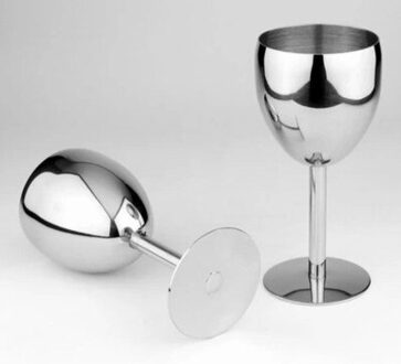 304 Roestvrij Staal Glas Wijn Beker Creatieve Wijnglas Wijn Glass17cm 14cmx1