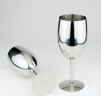 304 Roestvrij Staal Glas Wijn Beker Creatieve Wijnglas Wijn Glass17cm 17cmx1