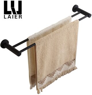 304 Roestvrij Staal Handdoek Bar Zwarte Handdoek Rail Badkamer Hardware Zinklegering Ronde Type 11925-X
