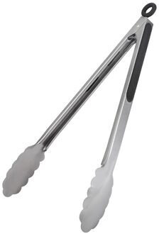 304 Roestvrij Staal Keuken Tang Geborsteld Staal Voedseltangen Met Ergonomische Grip