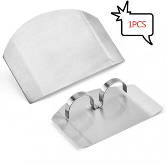 304 Roestvrij Staal Keuken Tool Groente Snijden Vinger Guard Multi-purpose Twee-Vinger Proof Hand Keuken vinger Guard 1stk