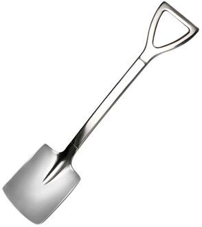 304 Roestvrij Staal Koffie Lepel Retro Schop Ijs Lepel Creatieve Thee Lepel Modieuze Servies A1