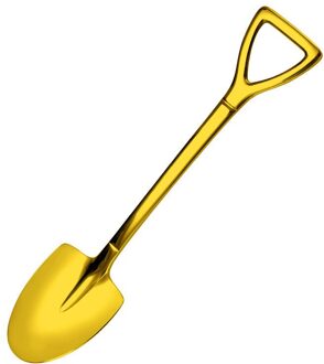 304 Roestvrij Staal Koffie Lepel Retro Schop Ijs Lepel Creatieve Thee Lepel Modieuze Servies A3