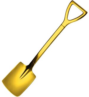 304 Roestvrij Staal Koffie Lepel Retro Schop Ijs Lepel Creatieve Thee Lepel Modieuze Servies A4