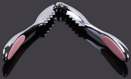 304 Roestvrij Staal Legering Tool Multifunctionele Tang Walnoot Kreeft Lepel Tang Flesopener Creatieve Krab Vork Gadget licht roze