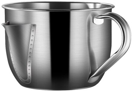 304 Roestvrij Staal Olie Filter Cup Vet Clear Soep Separator Opsluiting Olie Vet Soeppan Soeppan Huishoudelijke Kookgerei plein handvat