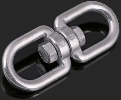 304 Roestvrij Staal Roterende Ring Universele Ring 8-Ring Ketting Gesp Rigging Accessoires Hond Keten Accessoires M4-M20 1Pcs