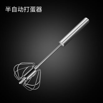 304 Roestvrij Staal Semi-Automatische Garde, Mini Manual Hand-Held Boter Creamer, Ei Garde Semi-automatic whisk