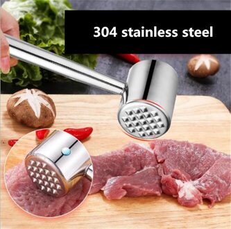 304 Roestvrij Staal Steak Beefs Porks Vlees Hamer Aluminium Vlees Hamer Mallet Rundvlees Kip Steak Beefs Porks Keuken Gereedschap