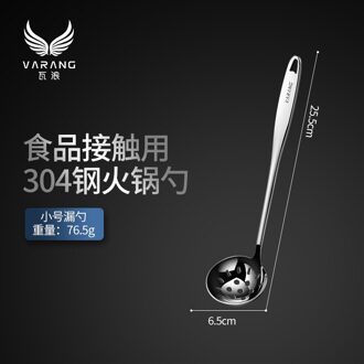 304 Roestvrij Staal Thuis Pollepel Pot Lepel Soep Lepel Vergiet Pak Grote Dikke Lepel kleine maat colander