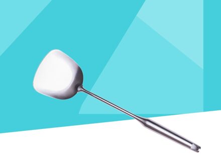 304 Roestvrij Stalen Wok Spatel Roerbak Spatel Met Ergonomisch Handvat Voor Comfortabele Grip En Hittebestendig Bescherming