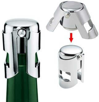 304 Rvs Champagne Kurk Draagbare Sluitmachine Bar Stop Wijn Kurk Mousserende Wijn Champagne Cap