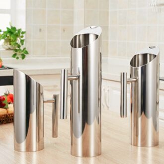 304 Rvs Multifunctionele Ijs Koude Freeze Waterkoker Bier Bar Vruchtensap Kruiken Rode Wijn Pot Divider containers size S