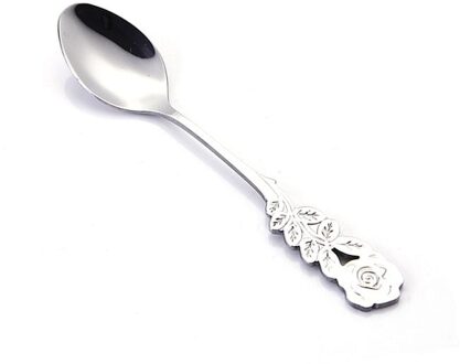 304 Rvs Roze Koffie Lepel, Roeren Lepel, Lange Steel Thee Lepel, Dessertlepel, keukengerei, Directe zilver