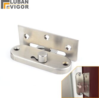 304 rvs schuifdeur haak lock, Voor aluminiumlegering Houten deuren, enkelzijdige lock, Oppervlak montage, Hardware Sloten