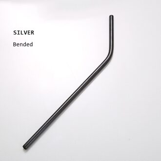 304 Rvs Straw Herbruikbare Metalen Rietjes Set Met Borstel Party Bar Accessoire Eco Vriendelijke Gebogen Rechte Licht Groen