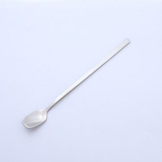 304 Rvs Vergulde Lange Steel Vierkante Koffie Lepel Roeren Lepel Roestvrij Stalen Lepel kort solid kleur