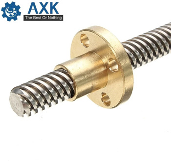 304 stainless steel Right T12 length 100 200 300 400 500 600 700 800 1000mm lead 2 4 8 10 12 14 spindle screw and nut