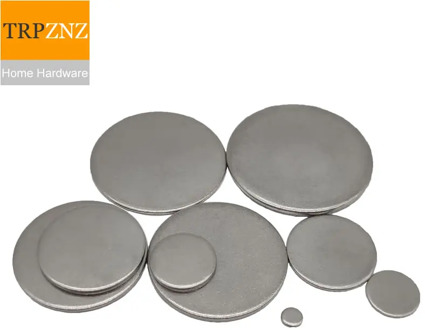 304 Stainless steel Round plate ,diameter 100mm ,5mm, 3pcs ,brushed finish surface,Stainless steel sheet plate processing,