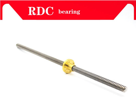 304 stainless steel T10 screw length 100 200 300 400 500 600 700 800 1000mm lead 2 3 4 8 10 12 trapezoidal spindle screw and nut