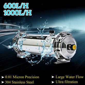 304 Stainless Steel Water Filter Ultrafiltration Water Purifier 600L/1000L Commercial Home Kitchen Drink Straight UF Filters