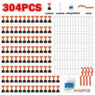 304 Stks/set Niveau Wiggen Tegel Spacers Voor Vloeren Wandtegel Spacer Carrelage Tegel Leveling Systeem Leveler Locator Spacers Tang
