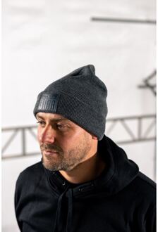 3056 Unisex Volwassenen Grijze Muts Grijs - One Size