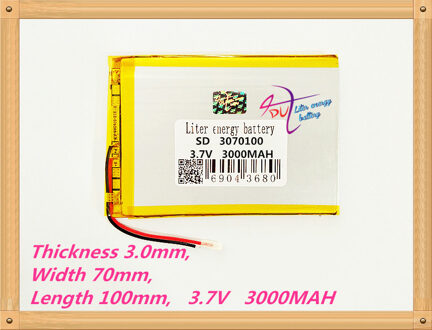 3070100 Tablet PC batterij capaciteit 3170100 3.7 V 3000mA Universele Li-Ion batterij voor tablet pc 7 inch 8 inch 9 inch