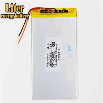 3090120 3.7V,4200Mah (Polymeer Lithium-Ion Batterij) li-Ion Batterij Voor Tablet Pc 7 Inch8 Inch 9Inch Polymeer Oplaadbare Batterijen