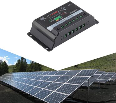 30A 12V 24V Auto Solar Laadregelaar Pwm Controllers Lcd Dual Usb 5V Output Zonnepaneel Pv Regulator