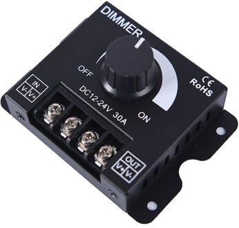 30A Led Dimmer Dc 12V 24V 360W Verstelbare Helderheid Lamp Strip Driver Enkele Kleur Licht Power supply