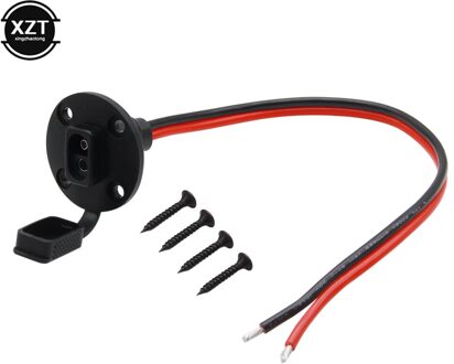 30Cm 12AWG Sae Kabel Quick Disconnect Automotive Panel Verlengkabel Schroefgaten Voor Zonnepanelen Battrey Motorfietsen Batterij