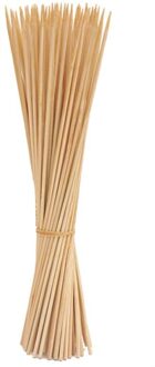 30Cm 50 Stuks Bamboe Houten Bbq Spiesjes Voedsel Bamboe Vlees Tool Barbecue Party Wegwerp Lange Stokken Catering Grill Camping