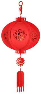 30cm Chinese Lantaarn Niet-geweven Stof Versieren Lente Festival Traditionele Festivous Ornamenten Beste Wensen Gelukkig Nieuwjaar