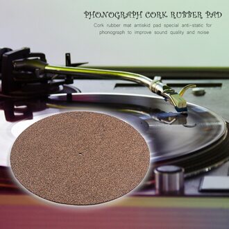 30Cm Kurk Rubber Draaitafel Platter Mat Spelers Slipmat Lichtgewicht Anti-Statische Vinyl Record Portable Muziek Element