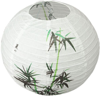 30Cm Lampenkap Papieren Lantaarn Oosterse Stijl Licht Decoratie Chinese, Bamboe