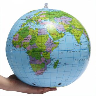 30Cm Opblaasbare Blow Up Wereldbol Earth Kaart Bal Educatief Planeet Aarde Bal Oceaan Kid Learning Geografie Speelgoed Thuis globe