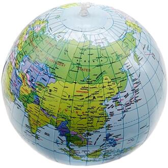 30Cm Opblaasbare Globe Kaart Bal Squishy Speelgoed Vroege Onderwijs Geografie Speelgoed Kaart Ballon Strand Bal Speelgoed Water Apparatuur