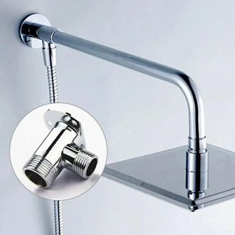 30cm Stainless Steel Shower Arm Rain Shower Head Extension Arm Tube Bathroom Shower Equipment High Quality