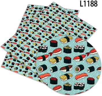 30Cm X22 Cm Japan Sushi Eten Faux Leer Stof Effen Kleur Suede Synthetische Lederen Diy Naaien Materiaal Decoratie L1188
