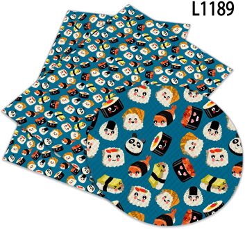 30Cm X22 Cm Japan Sushi Eten Faux Leer Stof Effen Kleur Suede Synthetische Lederen Diy Naaien Materiaal Decoratie L1189