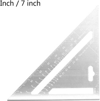 30Cm Zilver Aluminium Speed Vierkante Dakbedekking Proberen Vierkante 'S Meten Layout Tool groen
