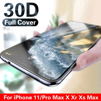 30D Protective Glass on the For iPhone XR X XS 6s 7 8 plus glass full cover iPhone 11 Pro Max SE Screen Protector Tempered Glass