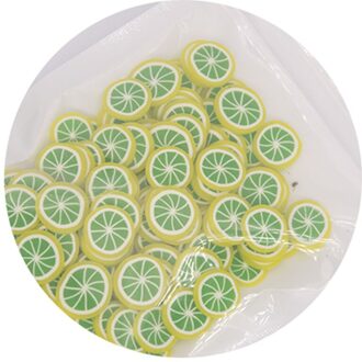 30G Fruit Vorm Polymer Clay Slices Sprinkles Voor Slimes Vullen Charms Pluizige Modder Haarspeld Diy Craft Handwerk Accessoire 7 oranje